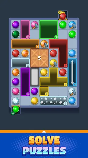 Gameplay screenshot 2 from Drop Escape: Color Puzzle - Puzzle game