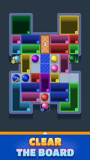 Gameplay screenshot 3 from Drop Escape: Color Puzzle - Puzzle game